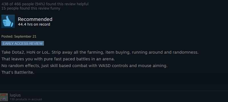 Illustration for article titled Battlerite, As Told By Steam Reviews